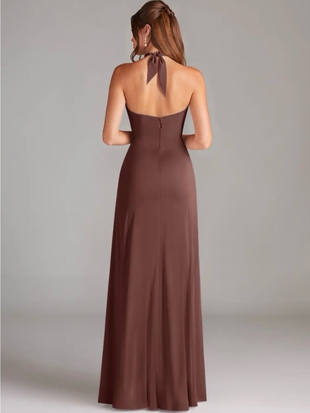 Azazie Sheath Side Slit Dress - Picture 3 of 9